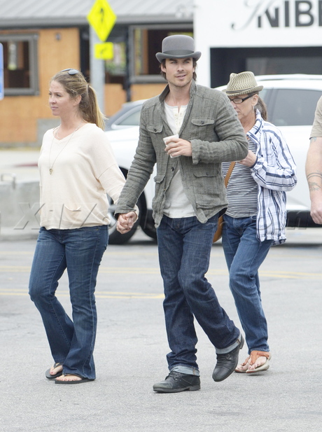 hat Ian Somerhalder Gjelina coffee venice the vampire diaries 