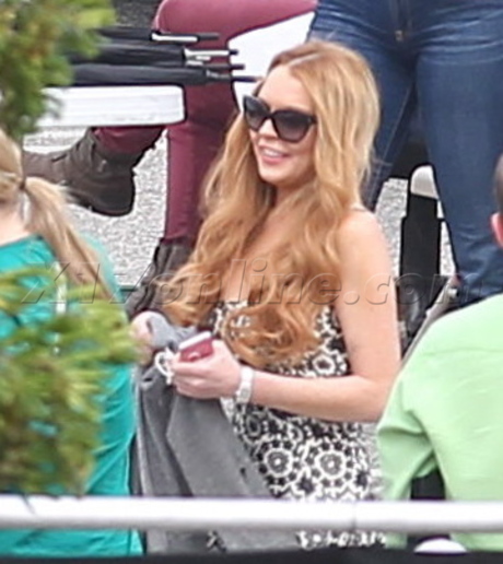 Lindsay Lohan Glee Los Angeles