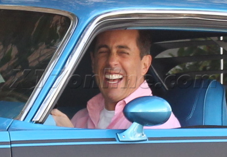 Jerry Seinfeld santa monica dodge challenger muscle car classic comedian Dodge Challenger T/A 