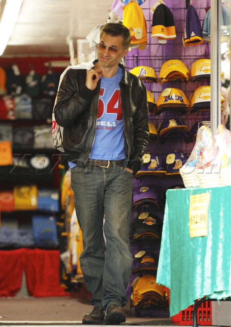 sunglasses Olivier Martinez Halle Berry leather jacket jeans Aahs 