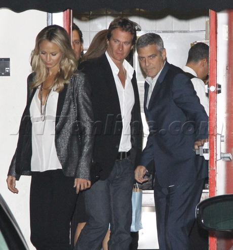 Rande Gerber Cindy Crawford George Clooney Stacy Keibler craig's double date lexus blonde wwe
