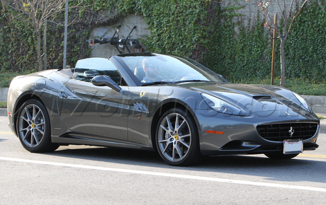 Jack Osbourne ferrari beard sunglasses driving 