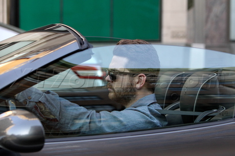 Jack Osbourne ferrari beard sunglasses driving 