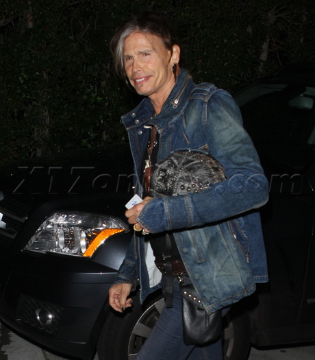 Steven Tyler motorcycle denim helmet sunset marquis 