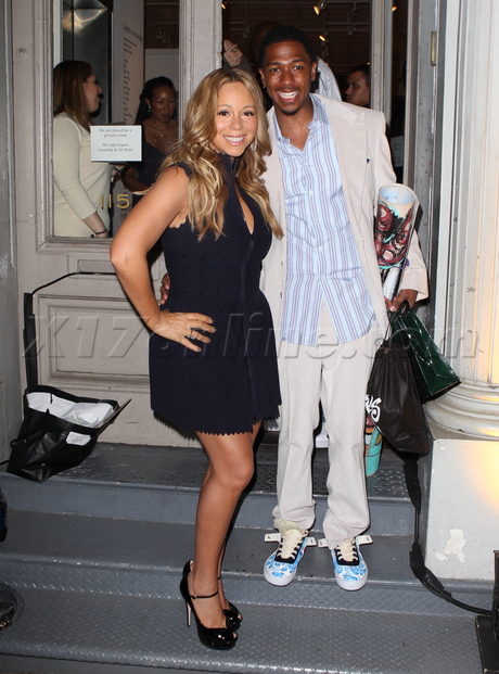 Mariah Carey  nick cannon nyc singer project canvas opera gallery 