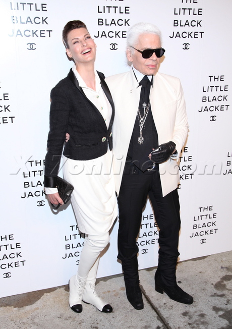 chanel Linda Evangelista Karl Lagerfeld  fashion nyc swiss insititute 
