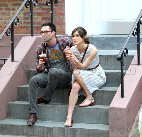 Kiera Knightley New York shooting Adam Levine