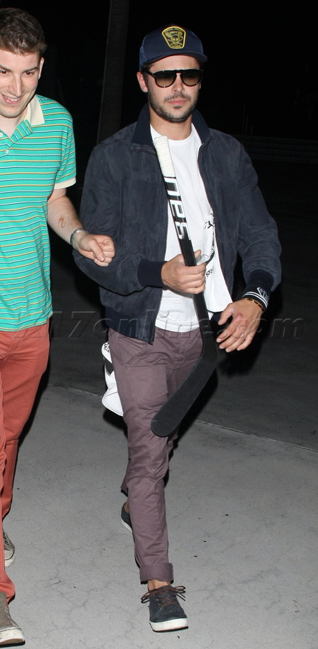 l.a. kings hockey nhl stanley cup staples center Zac Efron 