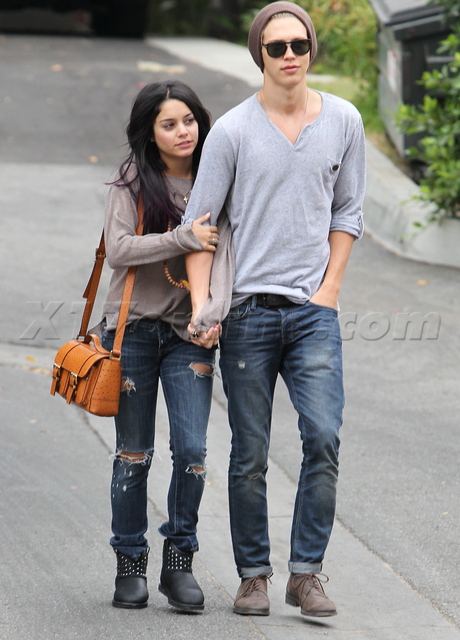 hudgens torn denim austin butler high school musical purse 