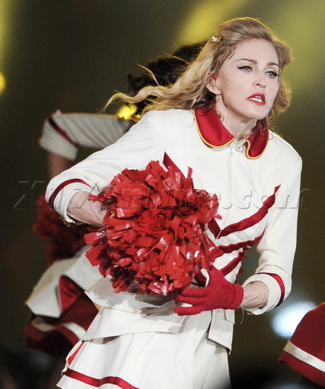Madonna cheerleader rome italy blonde mdna 