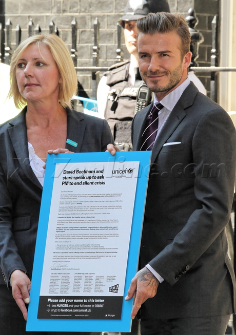 David Beckham UNICEF Goodwill Ambassador soccer tattoo 