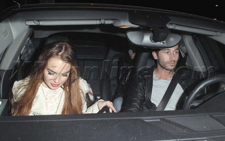 Lindsay Lohan katy perry party shore bar santa monica 