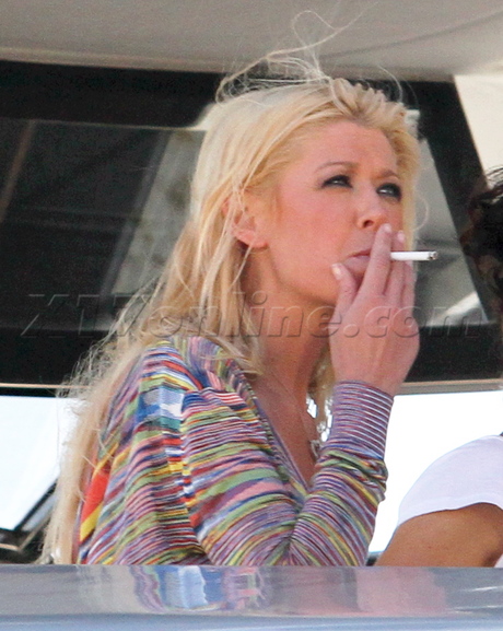 Tara Reid  saint tropez blonde boat yacht mystery man 