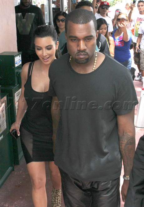 sunglasses Kim Kardashian boots studio Kanye West see through 