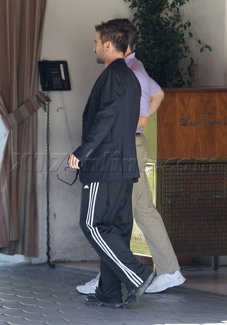 Colin Farrell Sunset Towers West Hollywood 