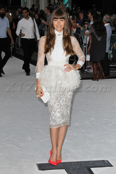 Jessica Biel uk london total recall premiere Vue Cinema Leicester Square