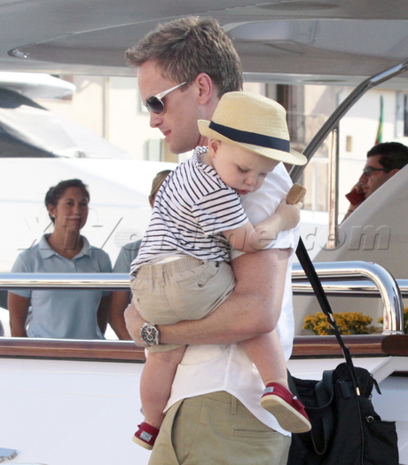 Elton John Neil Patrick Harris babies boat saint tropez 