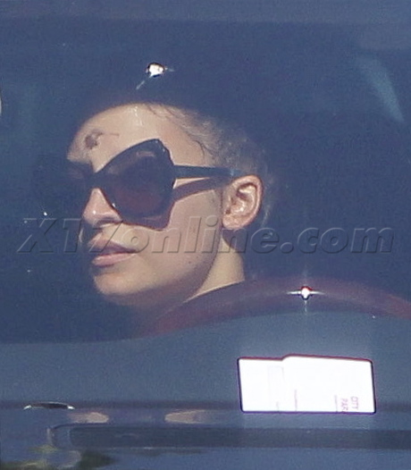 spandex Nicole Richie  parking ticket car scarf sunglasses gym 