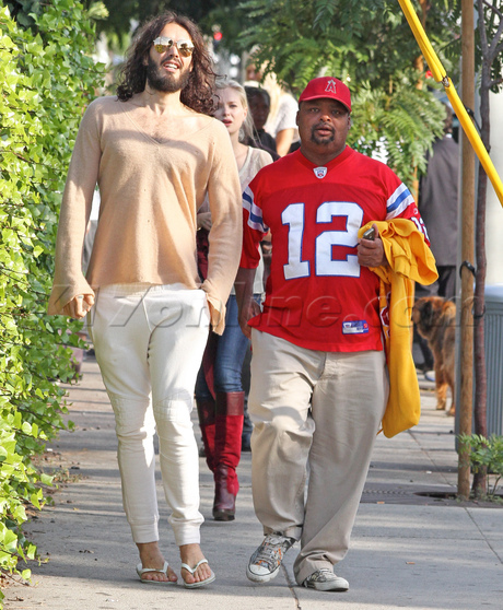 Russell Brand beard comedy aa nfl tom brady angels 