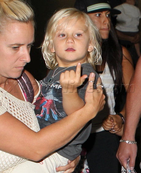 Gwen Stefani hat blazer print plazer no doubt kingston zuma