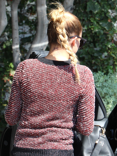 Nicole Richie braid sunglasses 