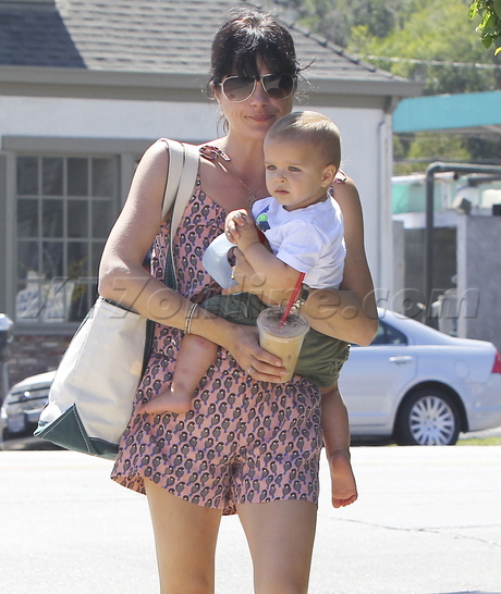 Selma Blair romper sunglasses arthur