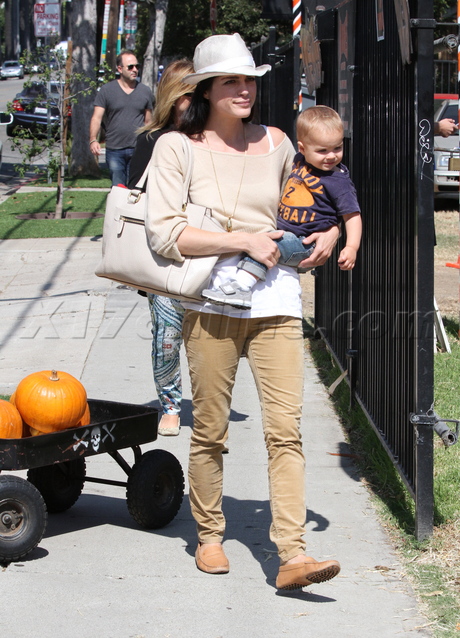 Selma Blair Beverly Hills Mr. Bones Pumpkin Patch