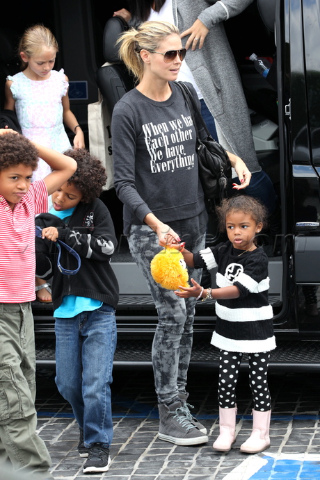 Heidi Klum Martin Kristen Gymnastic 