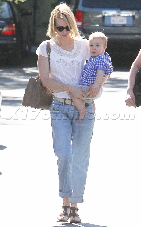 sunglasses January Jones jeans baby xander 