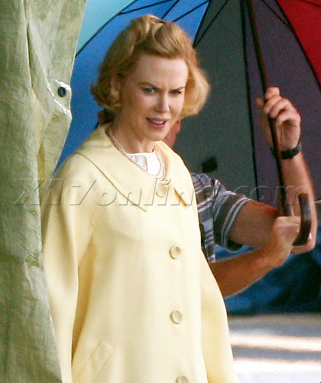 menton france filming nicole kidman movie set 