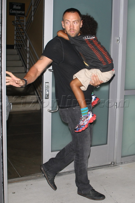 Heidi Klum Martin Kristen  staples center justin bieber  blonde model concert 