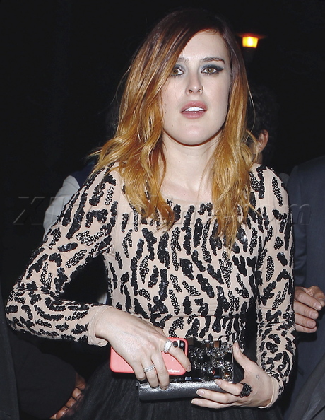 Rumer Willis the abbey robertson west hollywood dress legs