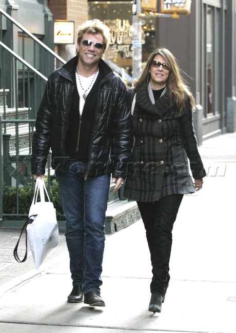 Jon Bon Jovi nyc overdose smile singer jacket denim 