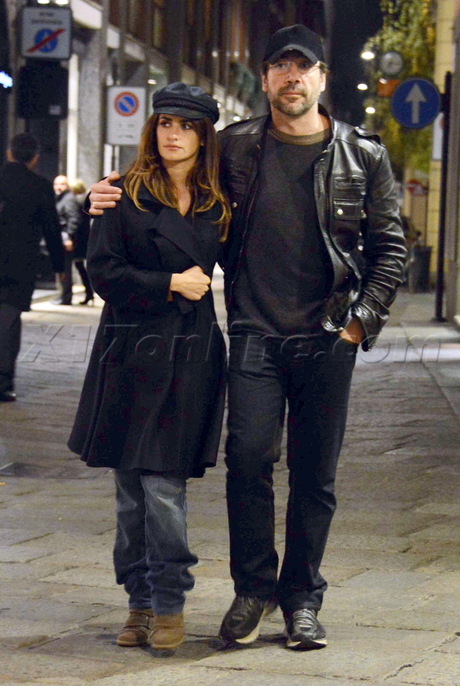 Milan italy javier bardem penelope cruz