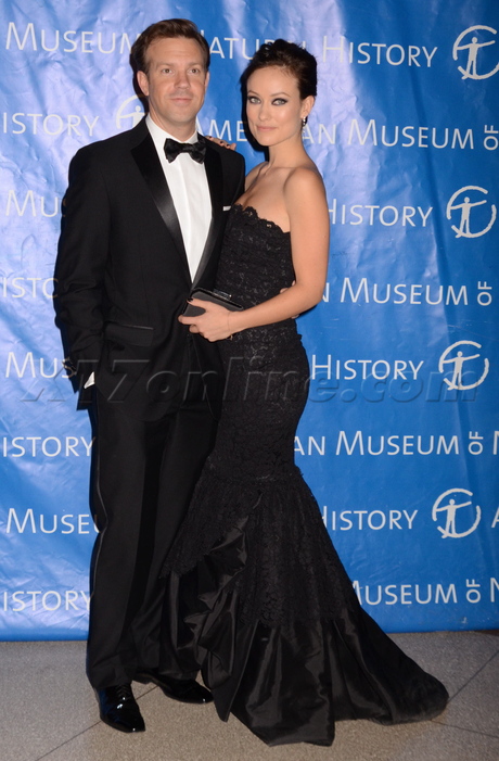 dress Olivia Wilde Jason Sudeikis American Museum of Natural History Gala nyc 