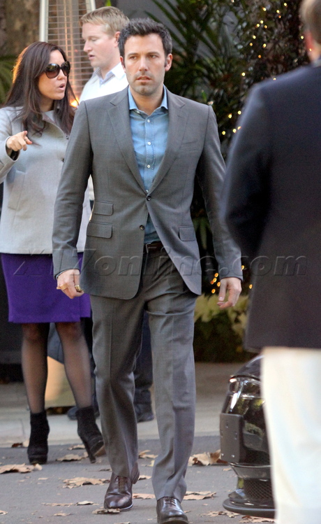 Ben Affleck matt damon suit meeting