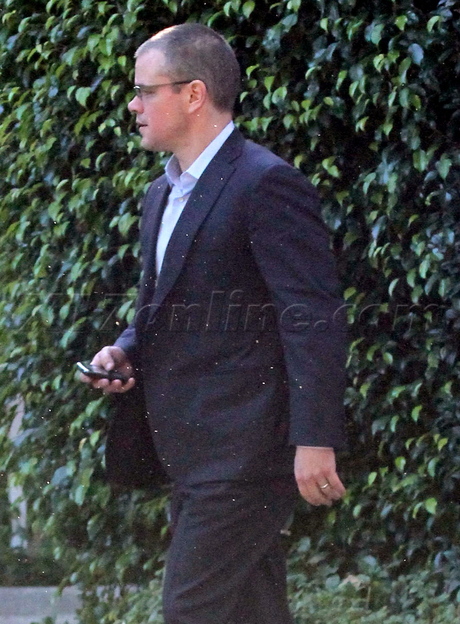Ben Affleck matt damon suit meeting