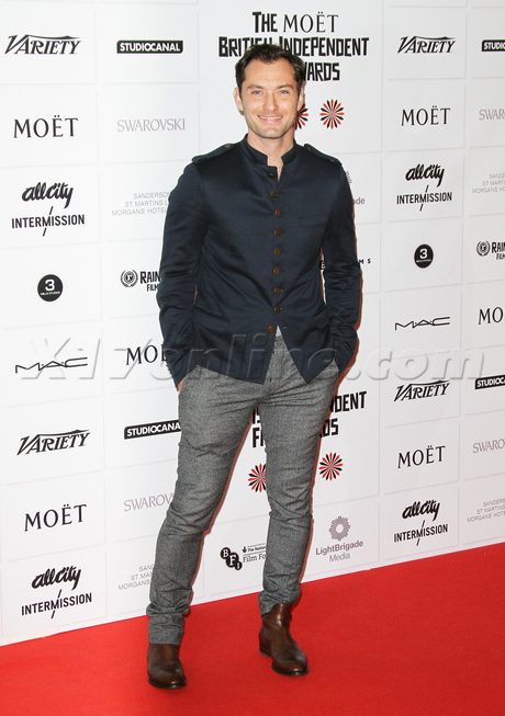 london uk British Independent Film Awards ld Billingsgate Market Jude Law 