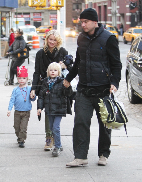 Liev Schreiber Naomi Watts  birthday nyc kids 