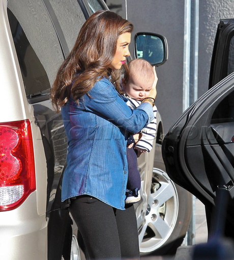 Kourtney Kardashian daughter Penelope infant studio Burbank 