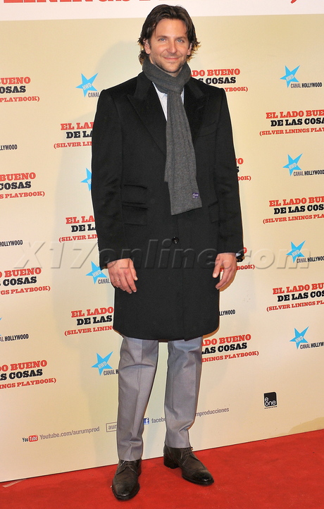 Bradley Cooper Silver Linings Playbook premiere madrid red carpet 