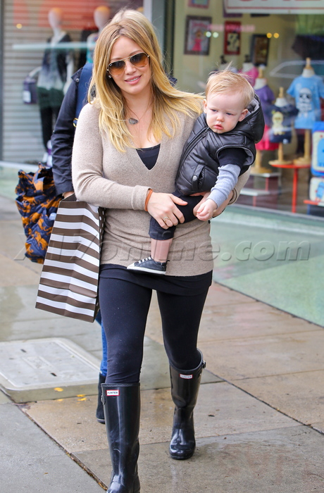 blonde rain boots luca Auntie Barbara's Kids beverly hills