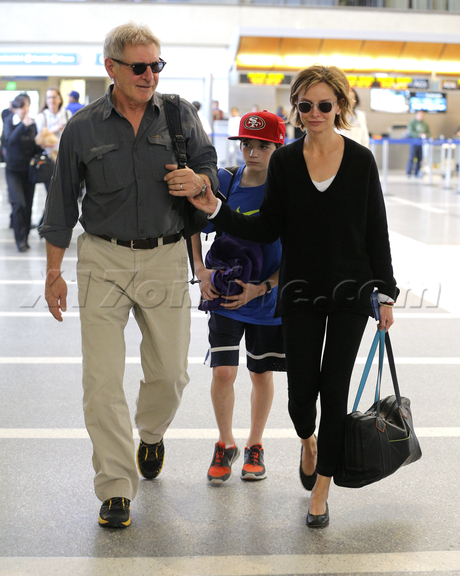 Harrison Ford Calista Flockhart LAX Liam AMAZONIA 