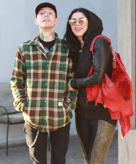 kiss sunglasses Kat Von D DJ Deadmau5 tattoo purse pelts spandex boots plaid shirt 