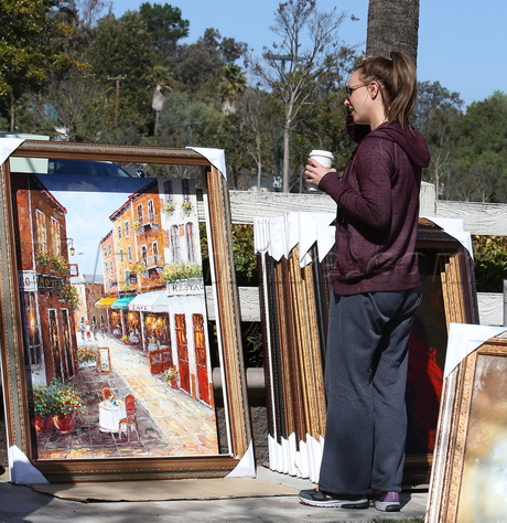 Britney Spears art sweats sunglasses painting Calabasas