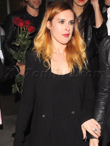 Rumer Willis hair blazer bruce willis demi moore 