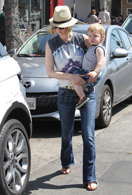January Jones Xander Toluca Lake fedora sun jeans sleeveless 