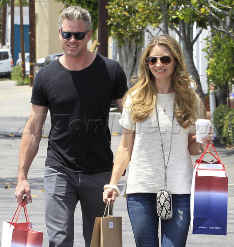 Rebecca Gayheart, Eric Dane Fred Segal Beverly Hills shopping 