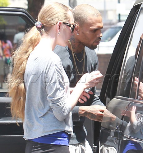 Chris Brown driving accident car rihanna car shots