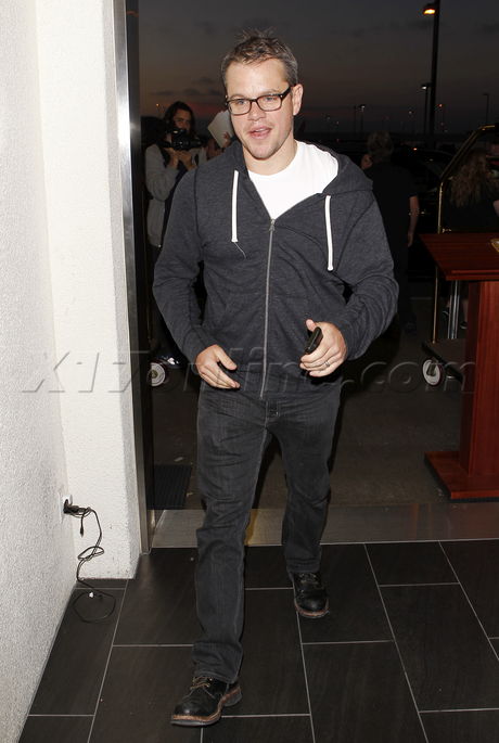 Matt Damon Los Angeles International Airport 